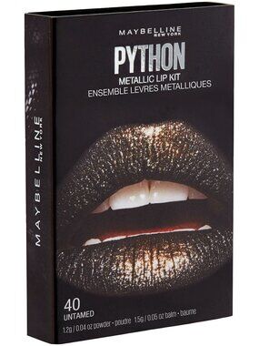NEW MAYBELLINE - Lip Studio Python Metallic Lip Makeup Kit Untamed